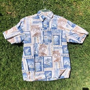 Kahala Surf Print Aloha Shirt